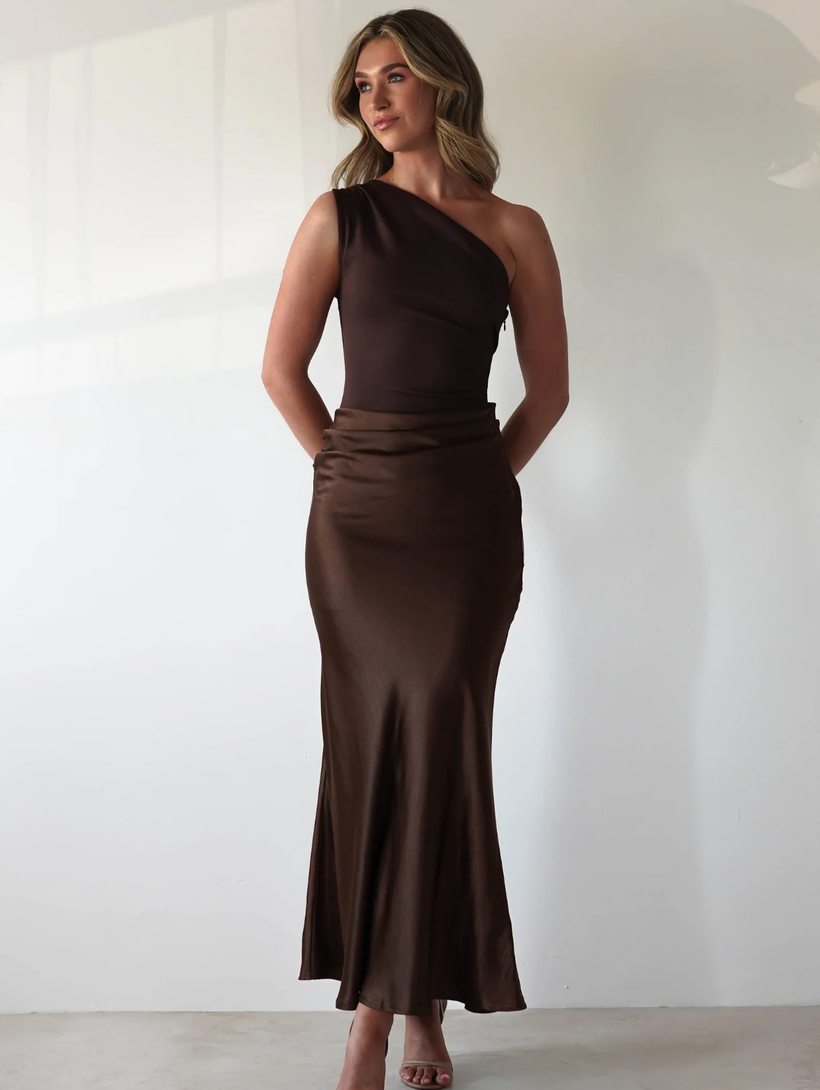 SOPHIA | ASYMMETRIC MAXI DRESS
