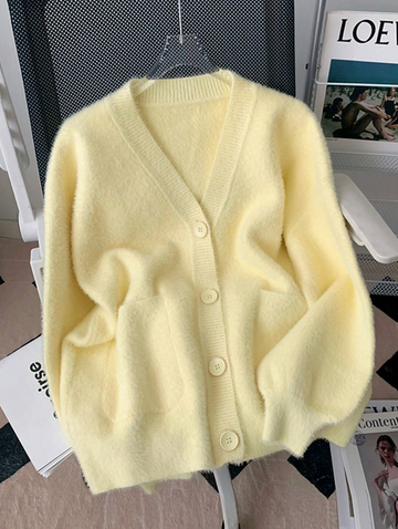 BELLA | BUTTER YELLOW CARDIGAN