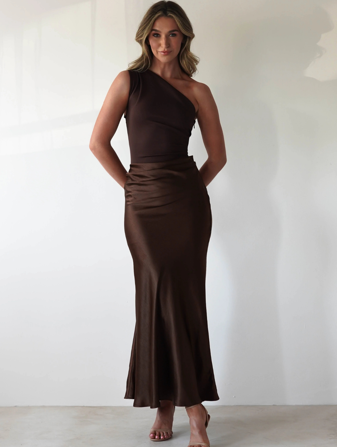 SOPHIA | ASYMMETRIC MAXI DRESS