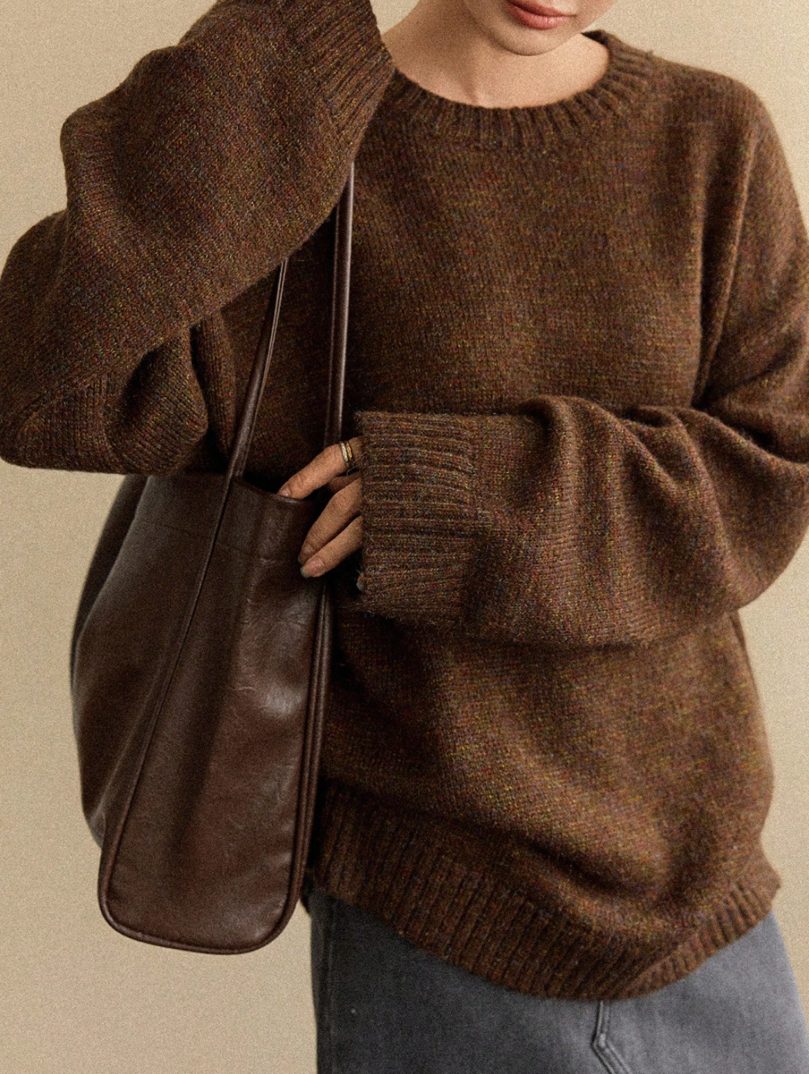 DAISY | BROWN SWEATER