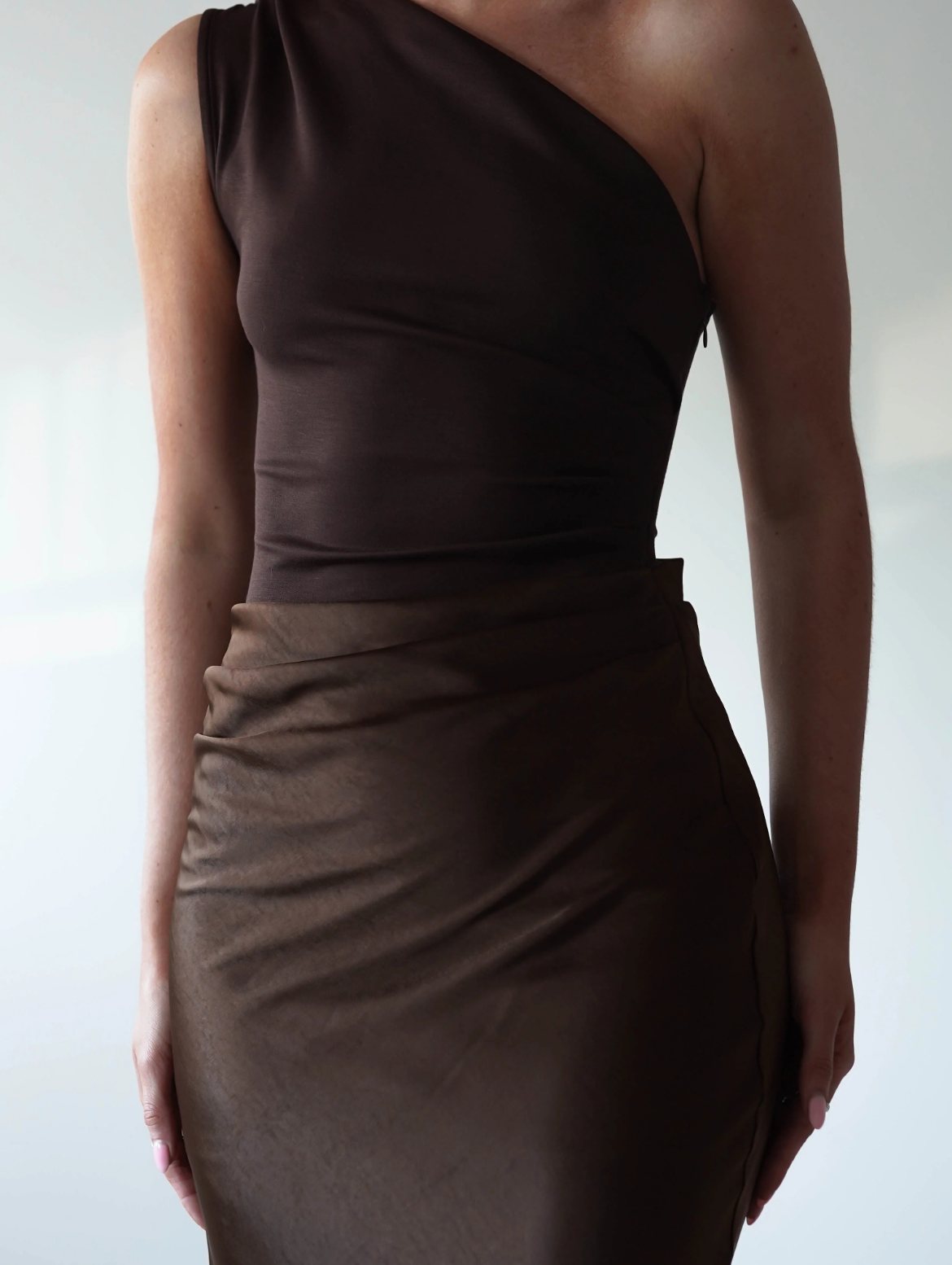 SOPHIA | ASYMMETRIC MAXI DRESS