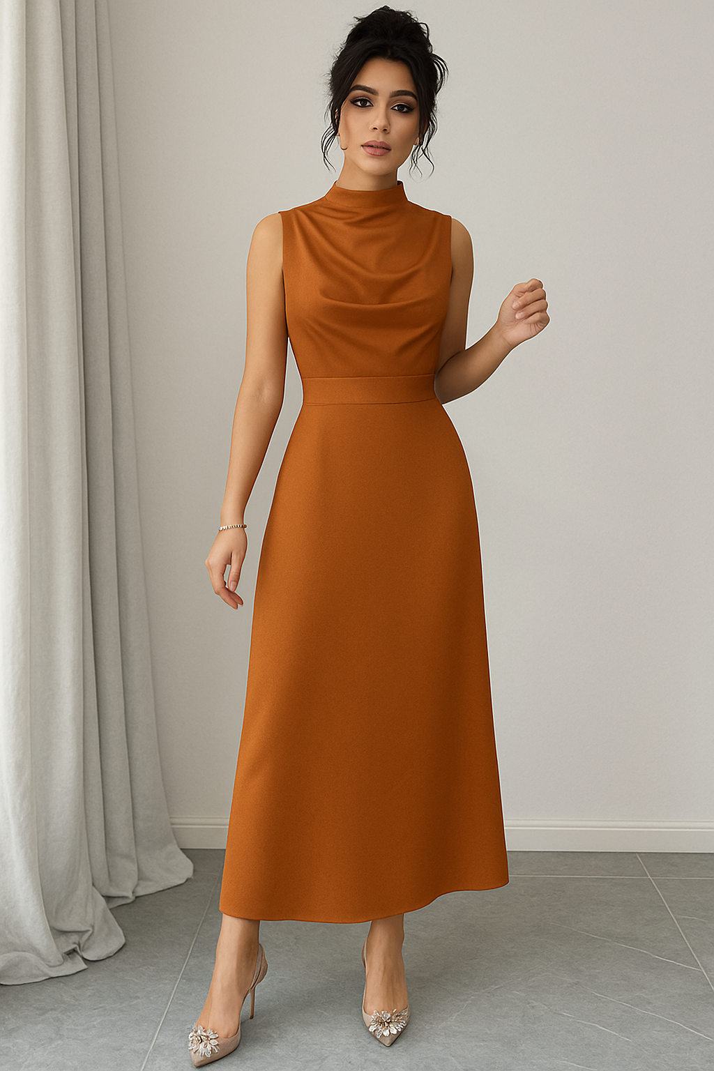 MILA | MAXI SILK DRESS