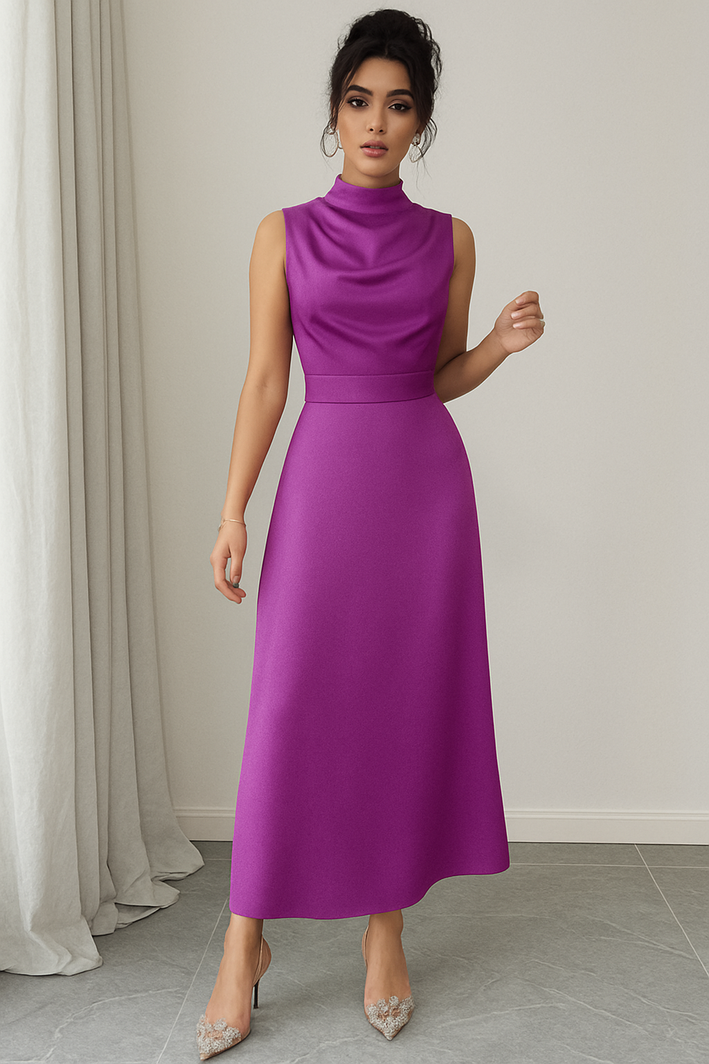 MILA | MAXI SILK DRESS